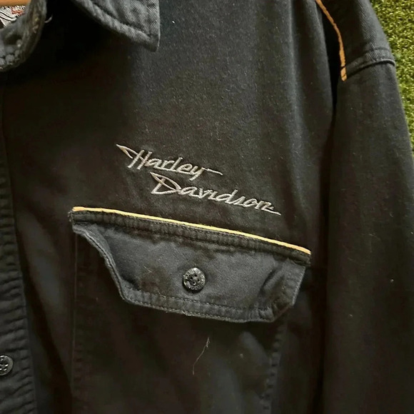 Vintage Harley Davidson Button-up Shirt Size XL - Picture 4 of 5